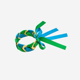 VV SILK RIBBON BRACELET - RAINFOREST