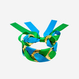 VV SILK RIBBON BRACELET - RAINFOREST