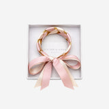 VV SILK RIBBON BRACELET - BLUSH
