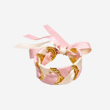 VV SILK RIBBON BRACELET - BLUSH