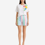 PASTEL STRIPES SHORTS