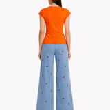 SUNSET STRIPES ORANGE T-SHIRT