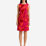 SIGNATURE NEOPRENE TRIANGLE MINI DRESS