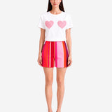 DOUBLE HEART OVERSIZE PÓLÓ