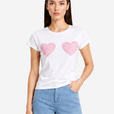 DOUBLE HEART T-SHIRT