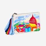 HAND-PAINTED AND RIBBONED BUDAPEST CLUTCH
