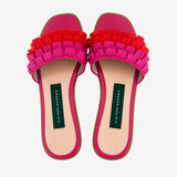 PINK SZALAGOZOTT PAPUCS