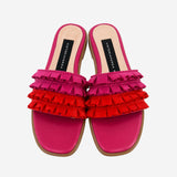 PINK SZALAGOZOTT PAPUCS
