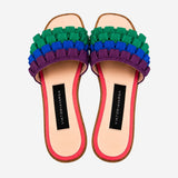PEACOCK SZALAGOZOTT PAPUCS