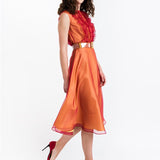 SUNSET SIGNATURE SILK ORGANZA DRESS