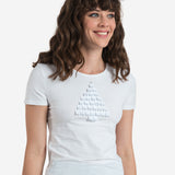 KARÁCSONYFA FEHÉR PÓLÓ