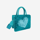 VV SIGNATURE LOVE MINI BAG TURQUOISE