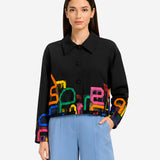 HAND-PAINTED AND RIBBONED BOMBER