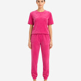 COZY VELVET PINK PANTS