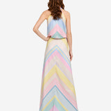 PASTEL STRIPES MAXI SKIRT