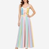 PASTEL STRIPES SILK TOP