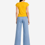 SUNSET STRIPES YELLOW T-SHIRT