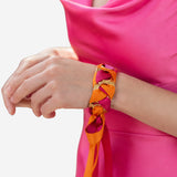 VV SILK RIBBON BRACELET - SUNSET