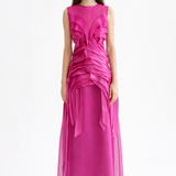 PINk WAVES SELYEMORGANZA RUHA