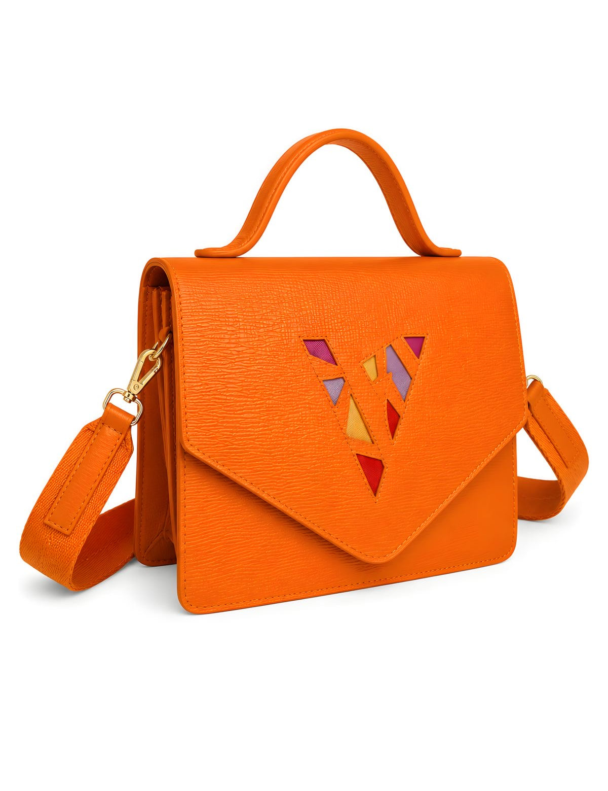 SIGNATURE COLOURFUL 'V' MINI BAG