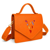 SIGNATURE COLOURFUL 'V' MINI BAG