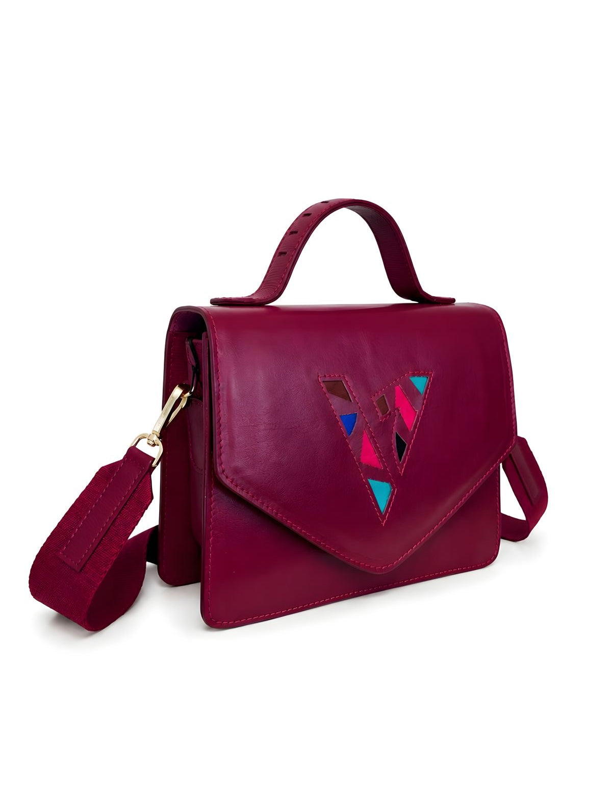 SIGNATURE COLOURFUL 'V' MINI BAG