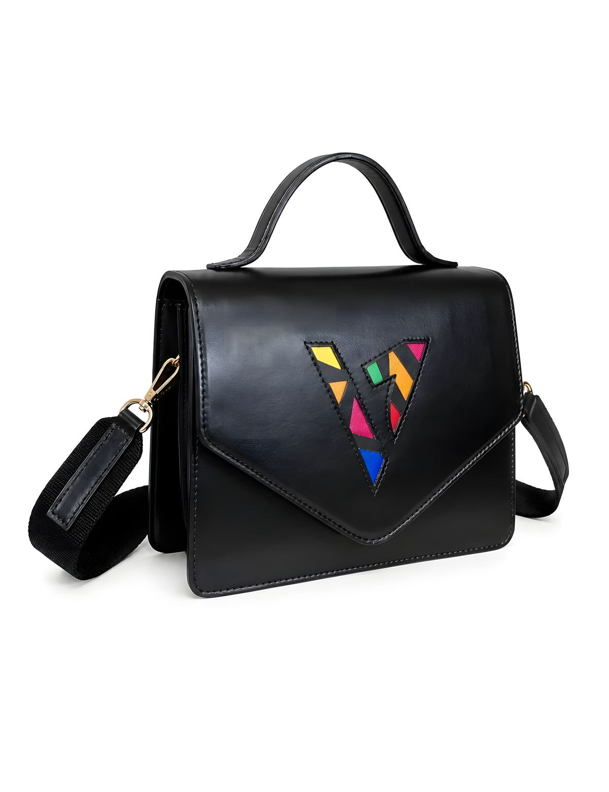 SIGNATURE COLOURFUL 'V' MINI BAG
