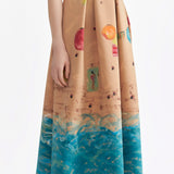 SIGNATURE RIVIERA MIDI DRESS
