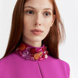 ORCHID MIDI DRESS WITH BEADED NECKLINE
