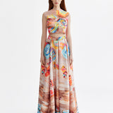 SIGNATURE RIVIERA NEOPRENE MAXI SKIRT