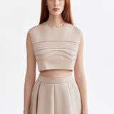 NEOPRENE CROP TOP