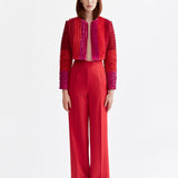 RUBY RIBBONED SHORT BLAZER