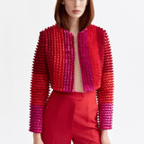 RUBY RIBBONED SHORT BLAZER