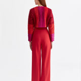RUBY RIBBONED SHORT BLAZER