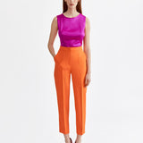 MAGENTA SLEEVELESS TOP