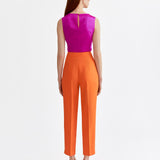 MAGENTA SLEEVELESS TOP