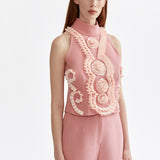 TILES SIGNATURE RIBBONED TOP