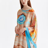 RIVIERA BLUE KAFTAN