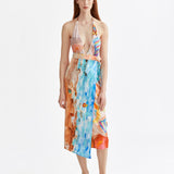 SIGNATURE RIVIERA SILK SKIRT