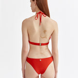 SIGNATURE VV PIROS SZALAGOS HÁROMSZÖG BIKINI
