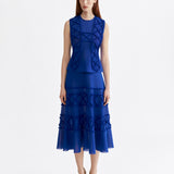 SIGNATURE POMPON ROYAL BLUE SKIRT
