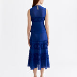 SIGNATURE POMPON ROYAL BLUE SKIRT