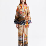 SIGNATURE RIVIERA SILK KIMONO