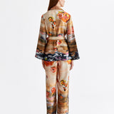 SIGNATURE RIVIERA SILK PANTS