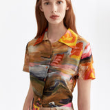 SIGNATURE RIVIERA SILK SHIRT