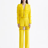 SIGNATURE TILES HERITAGE YELLOW CROP BLAZER