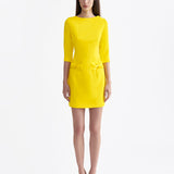 SUNSHINE COTTON MINI DRESS WITH BOWS