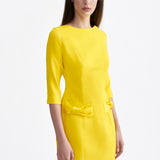 SUNSHINE COTTON MINI DRESS WITH BOWS