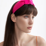 PINK SILK HEADBAND