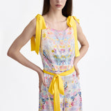 SIGNATURE LOVEBIRD SILK JUMPSUIT
